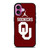 AIR JORDAN OKLAHOMA SOONERS UNIVERSITY FOOTBALL TEAM LOGO iPhone 16 Plus Case Cover