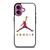 AIR ZOMBIE JORDAN PARODY LOGO iPhone 16 Plus Case Cover