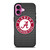 ALABAMA CRIMSON TIDE FOOTBALL METAL iPhone 16 Plus Case Cover