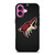 ARIZONA COYOTES HOCKEY NHL LOGO iPhone 16 Plus Case Cover