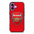 ARSENAL FC LONDON ENGLAND FOOTBALL CLUB LOGO iPhone 16 Plus Case Cover