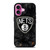 BROOKLYN NETS BASKETBALL NBA FIRE iPhone 16 Plus Case Cover