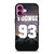 BTS BANGTAN BOYS SUGA 93 COOL iPhone 16 Plus Case Cover