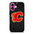 CALGARY FLAMES HOCKEY NHL LOGO iPhone 16 Plus Case Cover