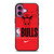 CHICAGO BULLS NBA BASKETBALL LOGO iPhone 16 Plus Case Cover