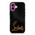 CHRISTAN LOUBOUTIN BLACK iPhone 16 Plus Case Cover