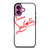 CHRISTIAN LOUBOUTIN WHITE iPhone 16 Plus Case Cover