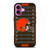 CLEVELAND BROWNS FOOTBALL FIELD iPhone 16 Plus Case Cover