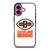 CLEVELAND BROWNS FOOTBALL LOGO ICON iPhone 16 Plus Case Cover CLEVELAND BROWNS FOOTBALL LOGO ICON iPhone 16 Plus Case Cover