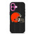 CLEVELAND BROWNS FOOTBALL TEXT iPhone 16 Plus Case Cover