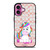 COACH NEW YORK LOGO CUTE UNICORN iPhone 16 Plus Case Cover