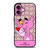 COACH NEW YORK LOGO X PINK PANTHER iPhone 16 Plus Case Cover COACH NEW YORK LOGO X PINK PANTHER iPhone 16 Plus Case Cover