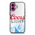 COORS LIGHT ICED BEER iPhone 16 Plus Case Cover