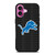 DETROIT LIONS FOOTBALL TEXT iPhone 16 Plus Case Cover