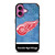 DETROIT RED WINGS HOCKEY TEAM iPhone 16 Plus Case Cover