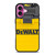 DEWALT TOOL LOGO DRY VACUUM iPhone 16 Plus Case Cover