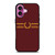 FRED PERRY LONDON LOGO iPhone 16 Plus Case Cover