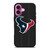 HOUSTON TEXANS FOOTBALL TEXT iPhone 16 Plus Case Cover