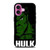 HULK SUPERHERO MARVEL AVENGERS CARTOON iPhone 16 Plus Case Cover
