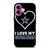 I LOVE MY DALLAS COWBOYS FOOTBALL NFL iPhone 16 Plus Case Cover
