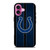 INDIANAPOLIS COLTS NFL METAL STRIPE iPhone 16 Plus Case Cover