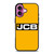 JCB EXCAVATOR LOGO 2 iPhone 16 Plus Case Cover