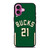 JRUE HOLIDAY MILWAUKEE BUCKS NIKE NBA 2021-22 iPhone 16 Plus Case Cover