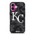 KANSAS CITY ROYALS BASEBALL BLACK CAMO iPhone 16 Plus Case Cover