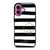KATE SPADE NEW YORK BLACK STRIPES iPhone 16 Plus Case Cover