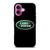 LAND ROVER BLACK iPhone 16 Plus Case Cover