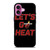 LETS GO MIAMI HEAT NBA BASKETBALL iPhone 16 Plus Case Cover