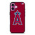 LOS ANGELES ANGELS MLB LOGO iPhone 16 Plus Case Cover