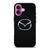MAZDA CARBON FIBER iPhone 16 Plus Case Cover