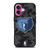 MEMPHIS GRIZZLIES BLACK CAMO iPhone 16 Plus Case Cover