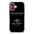 MERCEDES BENZ CAR THE BEST OR NOTHING iPhone 16 Plus Case Cover MERCEDES BENZ CAR THE BEST OR NOTHING iPhone 16 Plus Case Cover