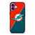 MIAMI DOLPHINS NFL FOOTBALL LOGO iPhone 16 Plus Case Cover