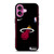 MIAMI HEAT NIKE NBA BASKETBALL iPhone 16 Plus Case Cover