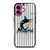 MIAMI MARLINS MLB NIKE iPhone 16 Plus Case Cover