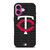 MINNESOTA TWINS BASEBALL BLACK iPhone 16 Plus Case Cover