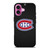 MONTREAL CANADIENS HOCKEY NHL LOGO iPhone 16 Plus Case Cover