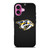 NASHVILLE PREDATORS HOCKEY NHL LOGO iPhone 16 Plus Case Cover