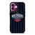 NEW ORLEANS NBA USA FLAG iPhone 16 Plus Case Cover