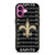 NEW ORLEANS SAINTS FOOTBALL FIELD iPhone 16 Plus Case Cover