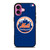 NEW YORK METS MLB LOGO iPhone 16 Plus Case Cover