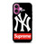 NEW YORK YANKEES SUPREME NEW ERA iPhone 16 Plus Case Cover