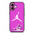 NIKE AIR JORDAN PURPLE iPhone 16 Plus Case Cover