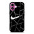 NIKE GEOMETRIC LOGO iPhone 16 Plus Case Cover