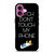 NIKE HOMER SIMPSON DONT TOUCH MY PHONE iPhone 16 Plus Case Cover
