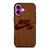 NIKE SKATEBOARD WOODEN LOGO iPhone 16 Plus Case Cover