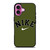 NIKE SWOOSH VINTAGE ARMY iPhone 16 Plus Case Cover